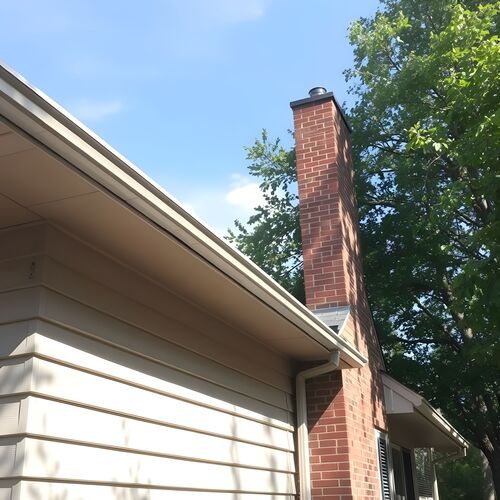 soffit and fascia on a home